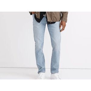 Madewell Becklow Blue Wash Denim Athletic Slim Jeans Men's Size 32x34